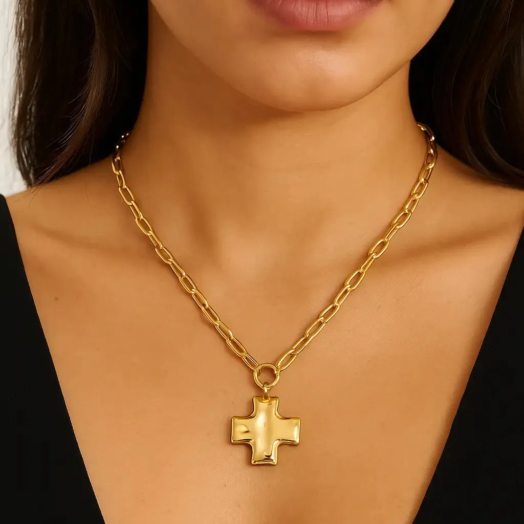 Cross Necklace | Waterproof sold by Belletique product image thumbnail 2