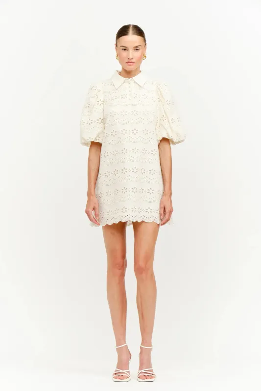 Carmina Eyelet Dress sold by Belletique