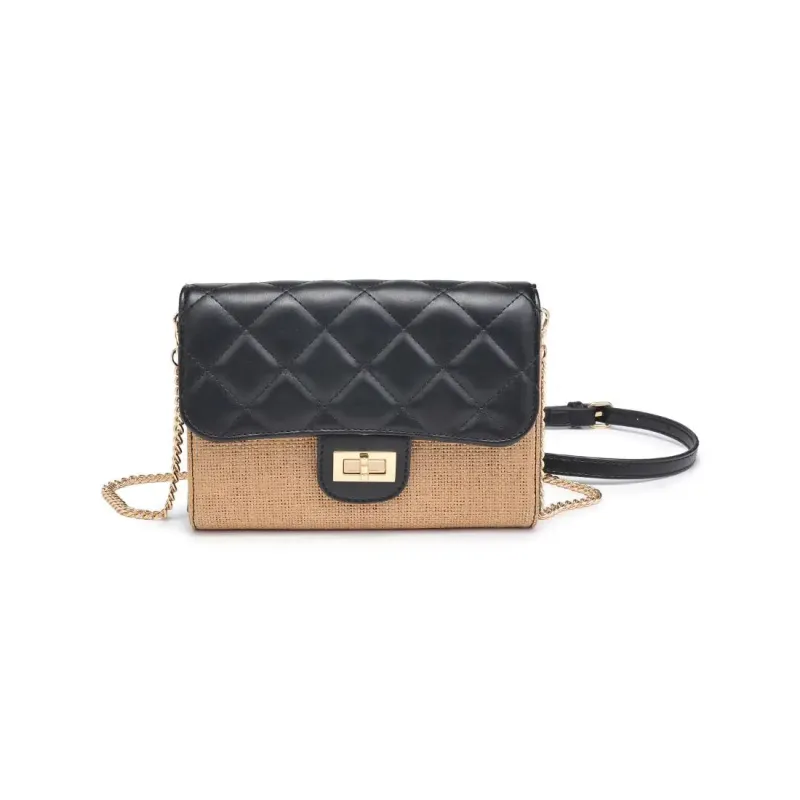 Shelly Straw Crossbody made by Belletique