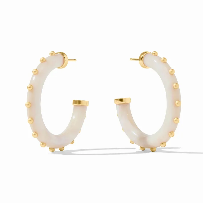 Colette Hoop Earrings | Large sold by Belletique