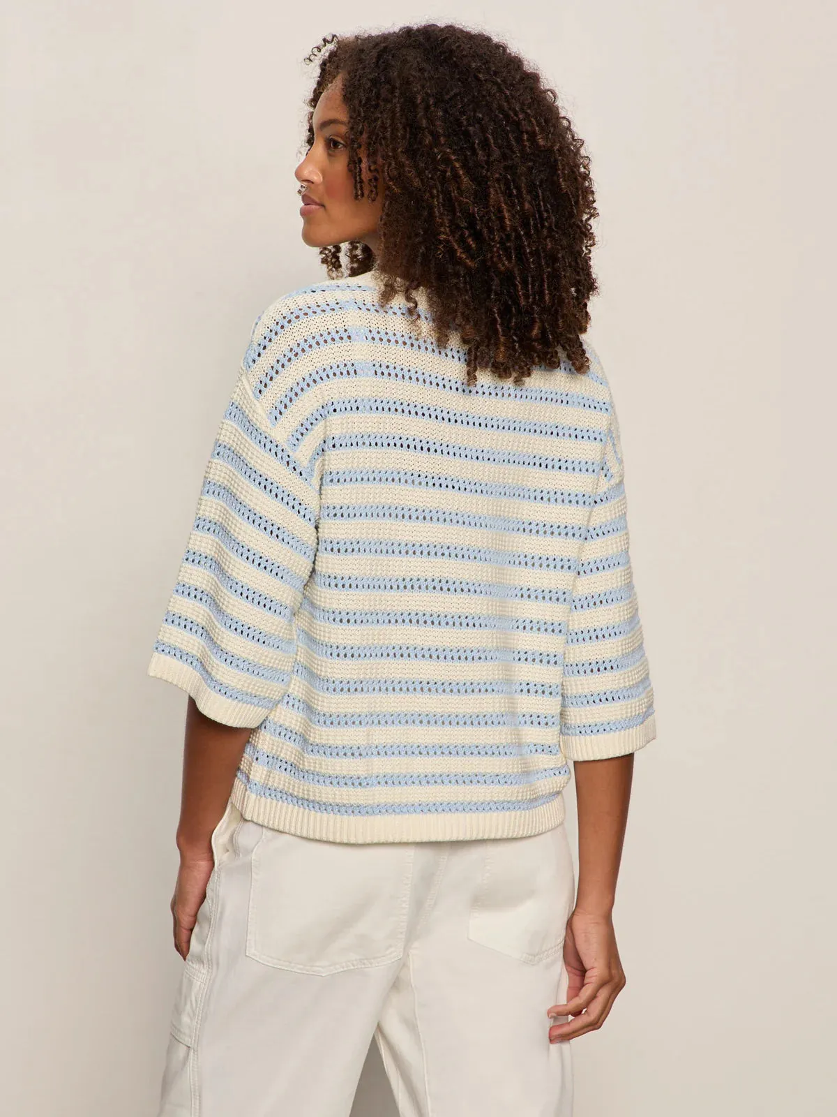 Elle Sweater Tee | Blue Aura sold by Belletique product image thumbnail 4