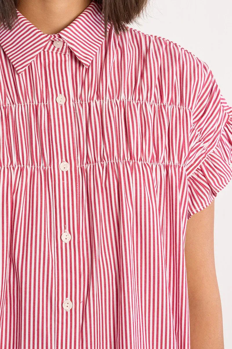 Emma Striped Dress | Red sold by Belletique product image thumbnail 4