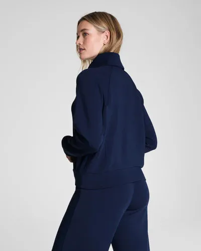 SPANX AirEssentials Lightweight Half Zip Sweatshirt | Timeless Navy sold by Belletique product image thumbnail 3