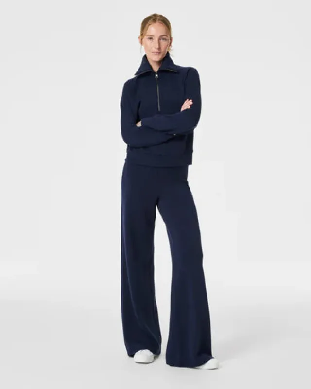 SPANX AirEssentials Wide Leg Pant | Timeless Navy made by SPANX