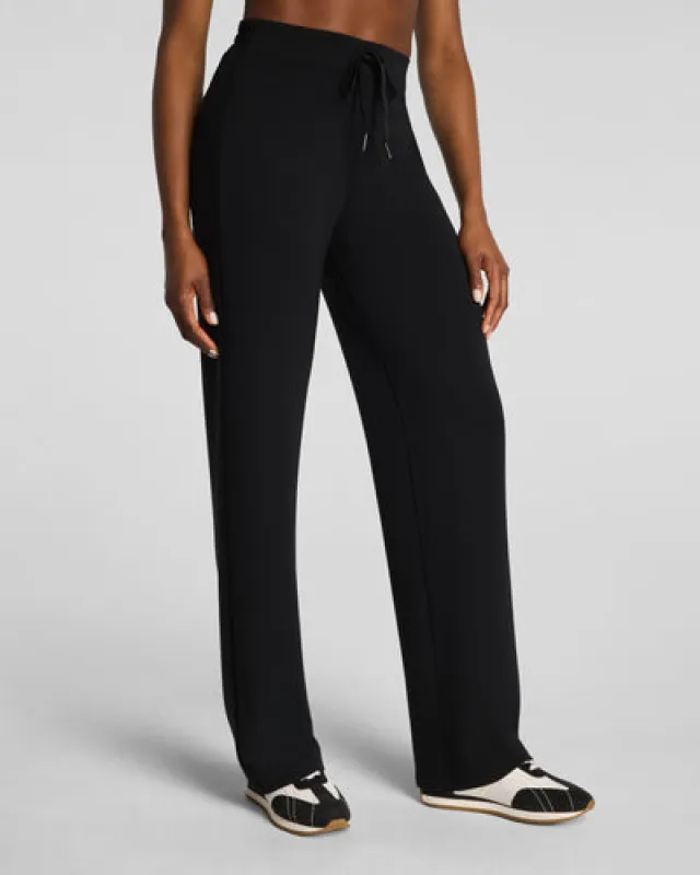 SPANX AirEssentials Straight Leg Pant | Relaxed Comfort Black made by SPANX