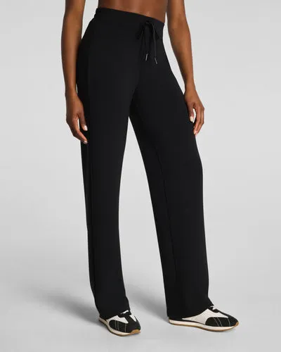 SPANX AirEssentials Straight Leg Pant | Relaxed Comfort Black sold by Belletique