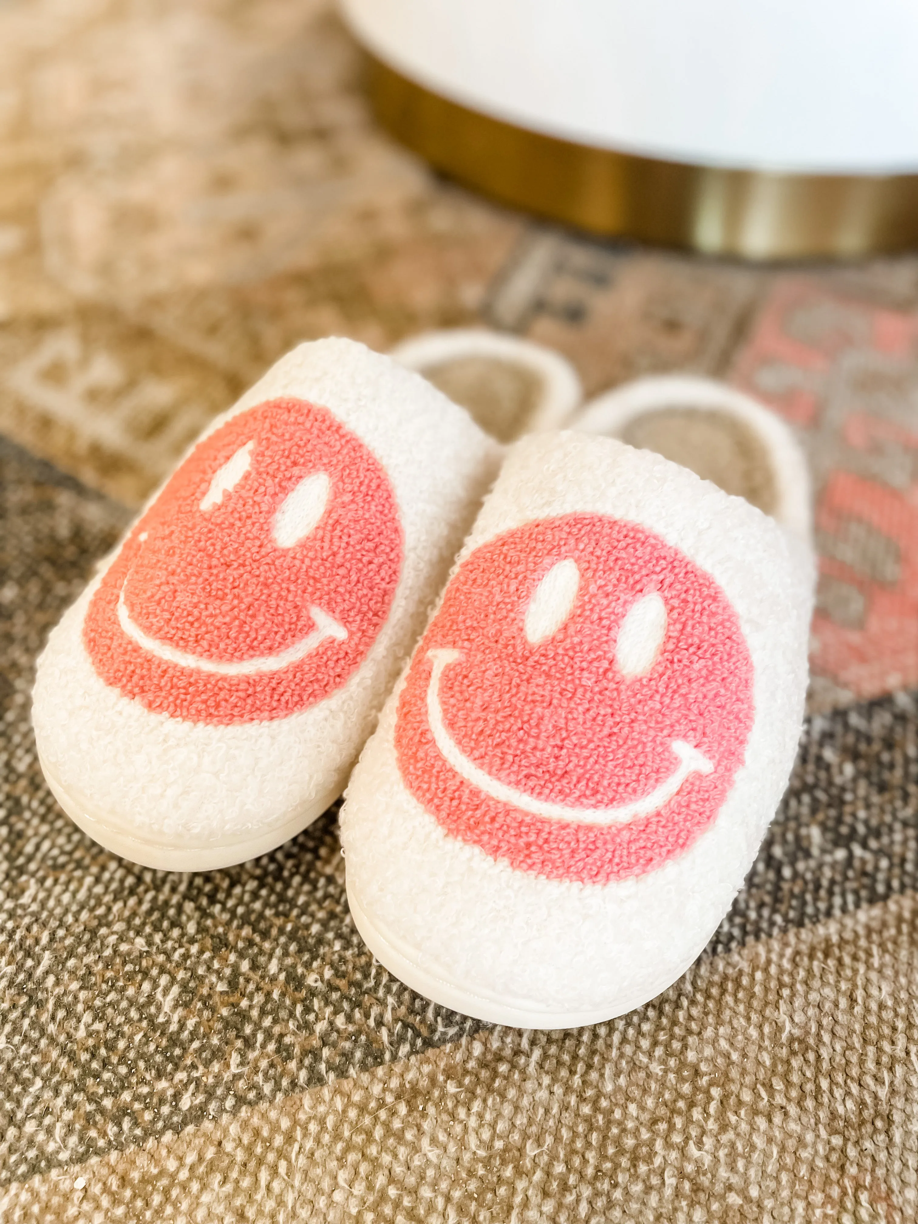 Smiley Slippers sold by Belletique