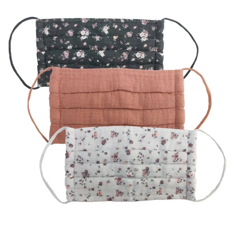 Cotton Mask 3pc Set - Vintage Floral made by Belletique