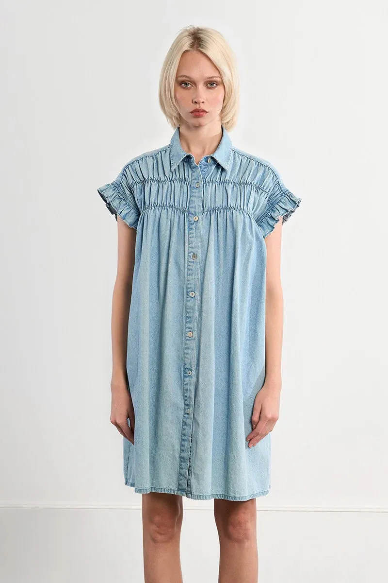 Joie Dress | Denim sold by Belletique product image thumbnail 4