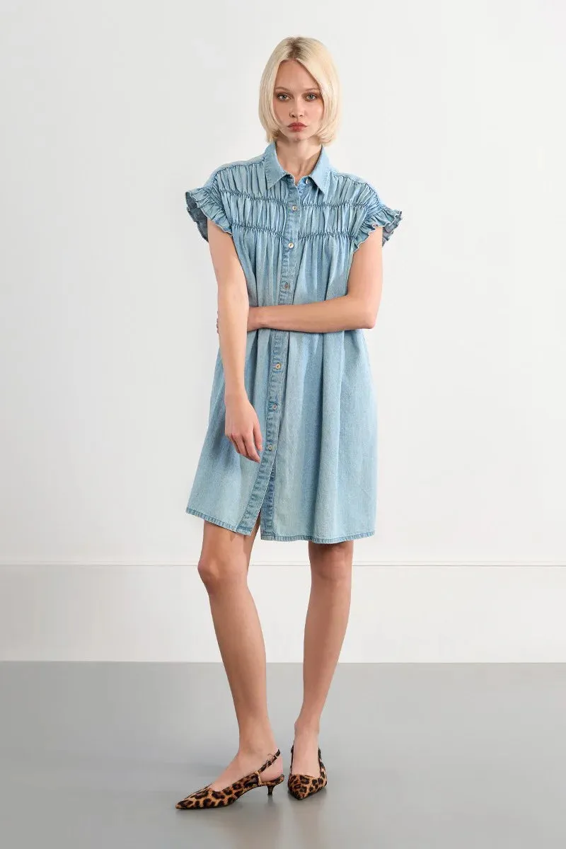 Joie Dress | Denim sold by Belletique product image thumbnail 3