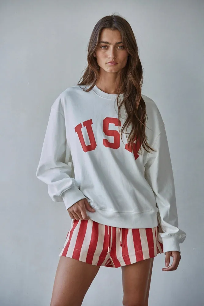 USA Crew Pullover sold by Belletique product image thumbnail 2