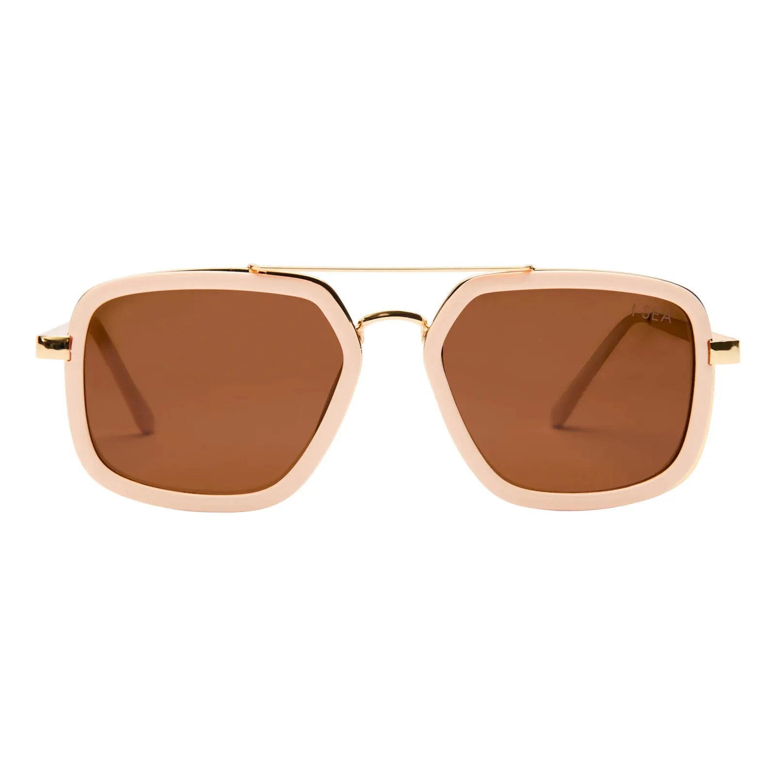 Cruz Sunglasses | Cream/Brown Polarized sold by Belletique