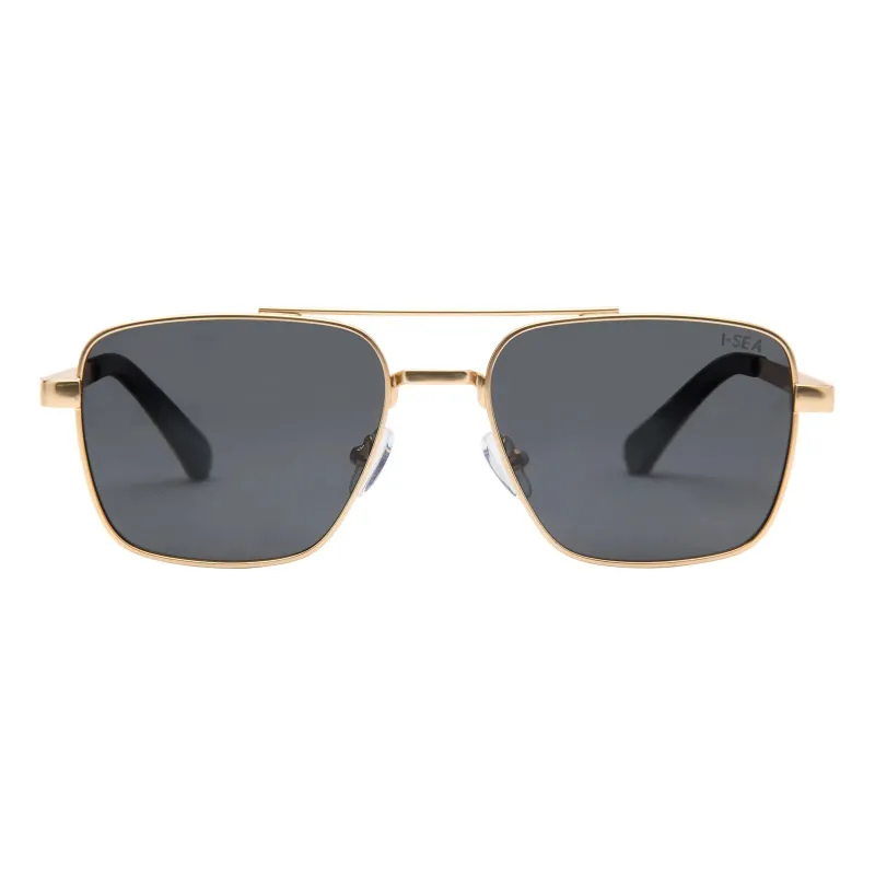 Brooks Sunglasses | Gold/Smoke Polarized made by I-Sea