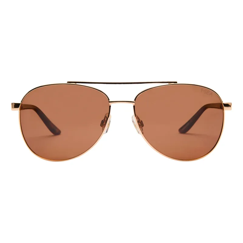 Kali Sunglasses | Gold/Brown Polarized made by I-Sea