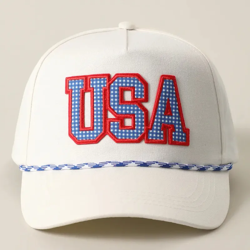 USA Patch Trucker Hat | Blue Rope made by Belletique