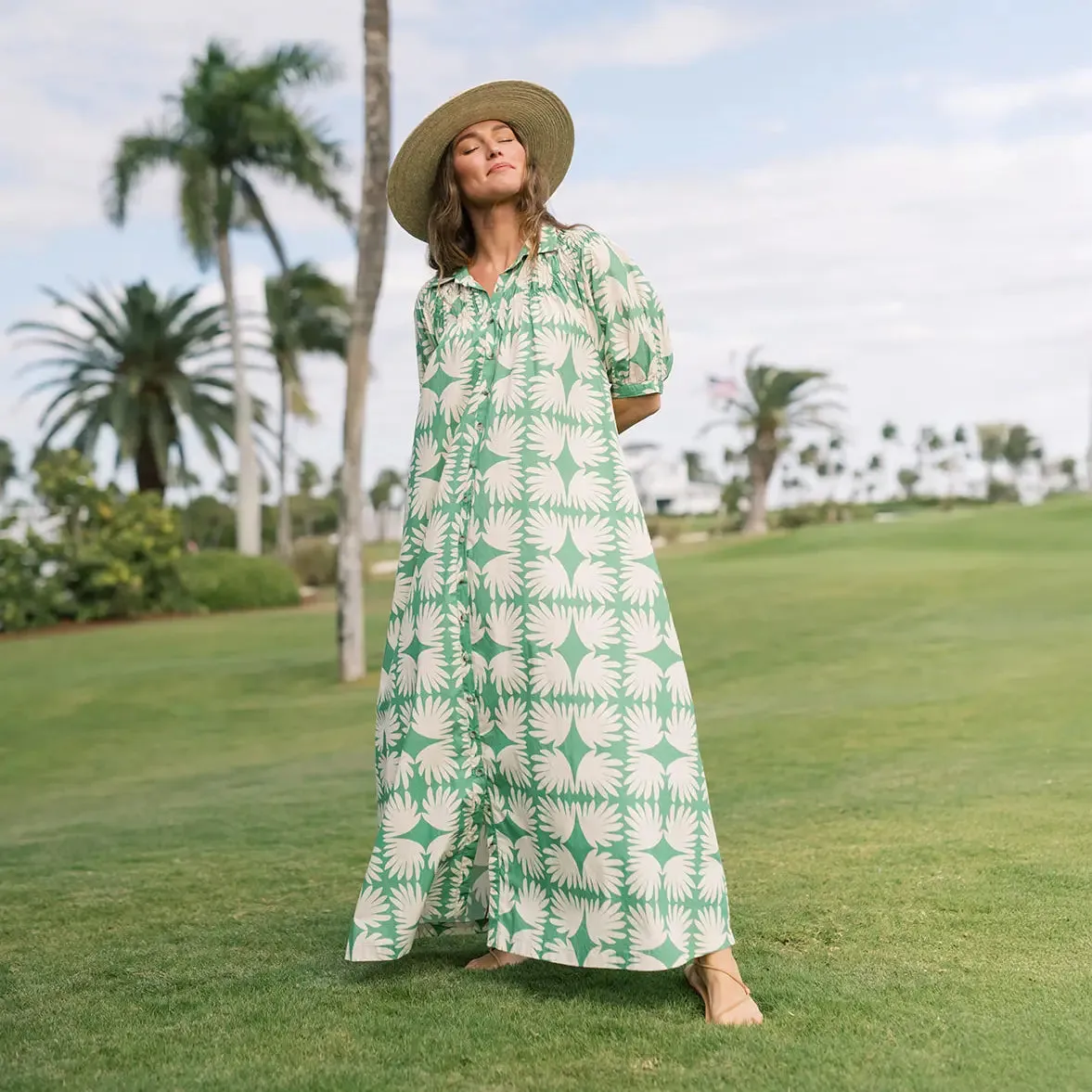 Viridian Tile Oasis Dress sold by Belletique product image thumbnail 3