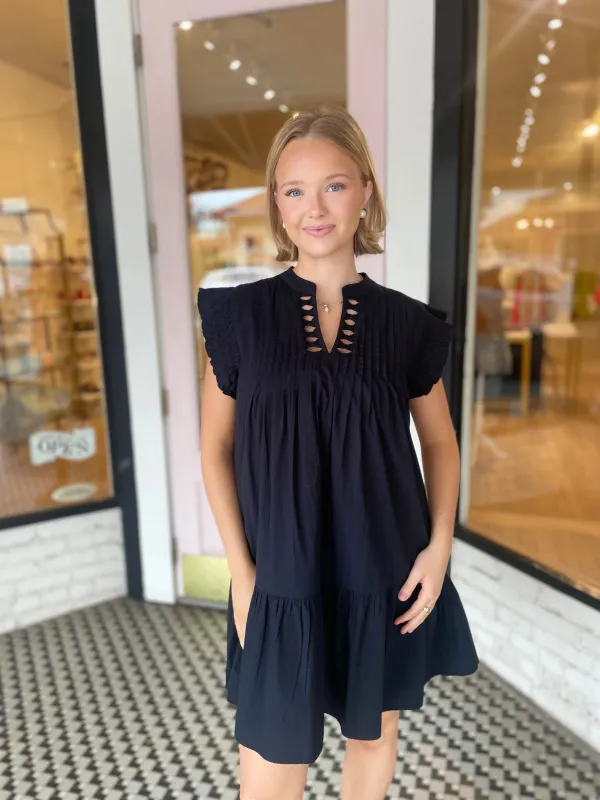 Black Mini Dress made by THML