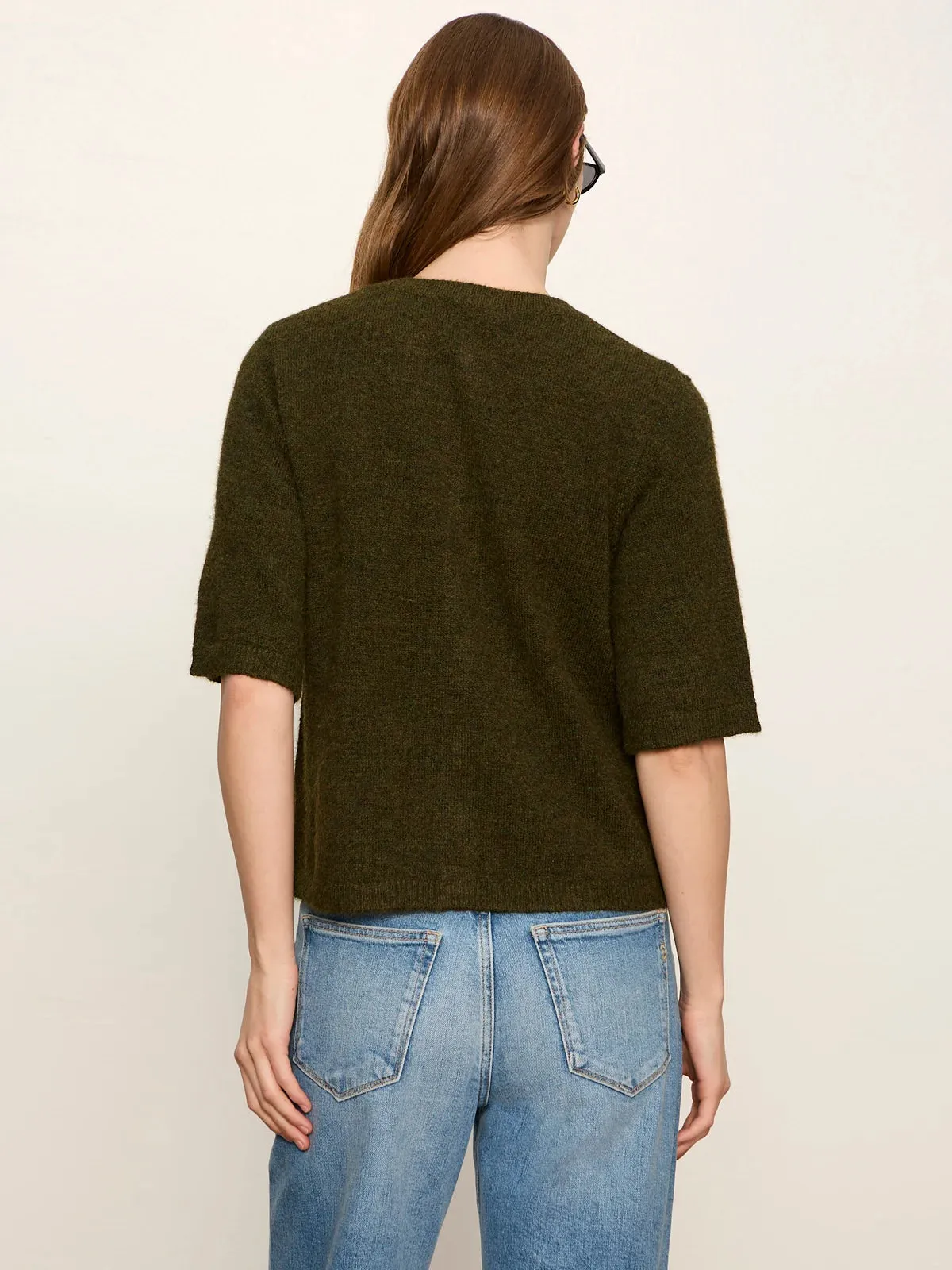 Short Sleeve Cardigan | Kalamata sold by Belletique product image thumbnail 3