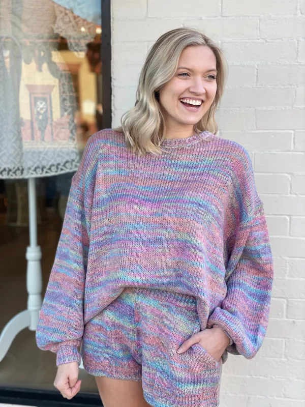 Pismo Sweater | Spacedye Knit sold by Belletique