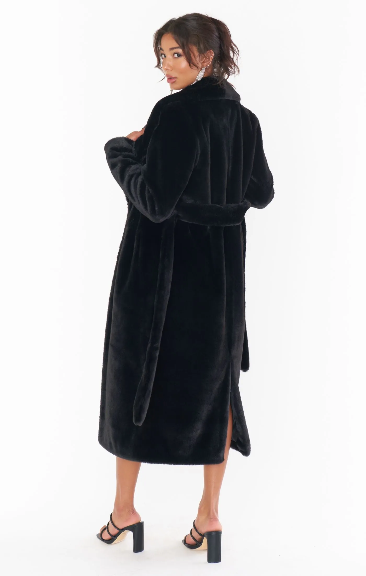 Lolita Jacket | Black Faux Fur sold by Belletique product image thumbnail 2