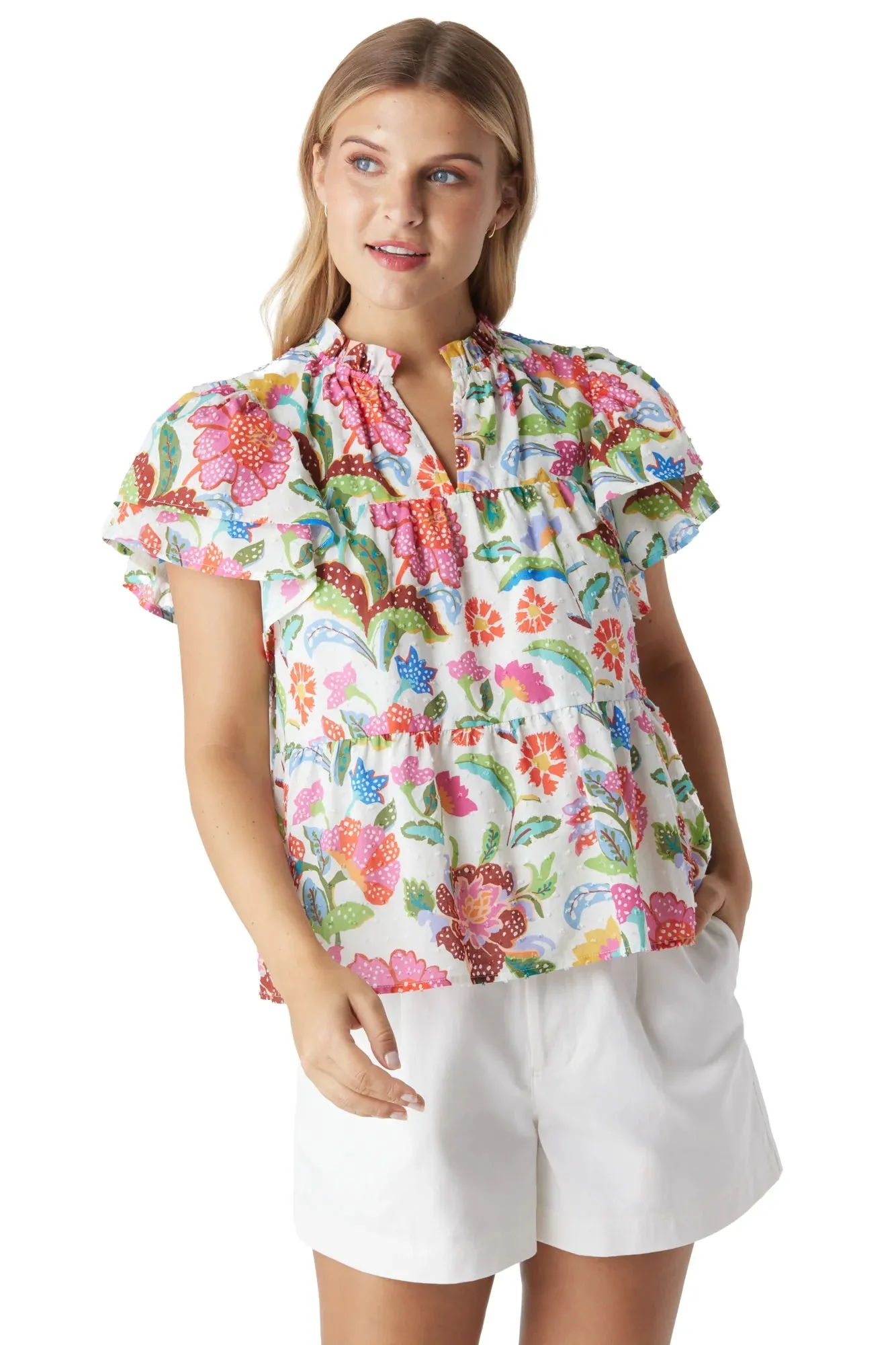 Elodie Top | Botanical sold by Belletique product image thumbnail 3