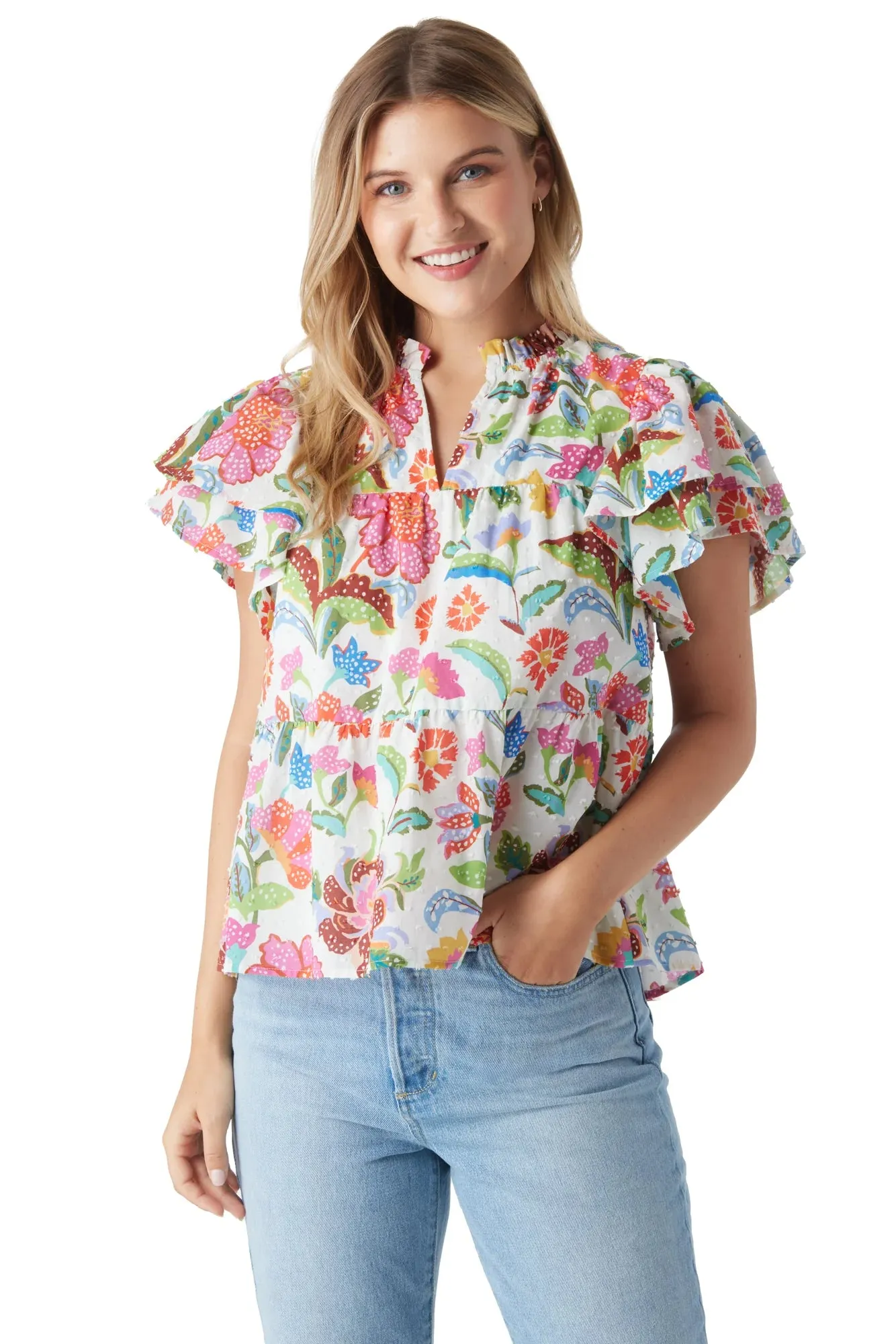 Elodie Top | Botanical sold by Belletique