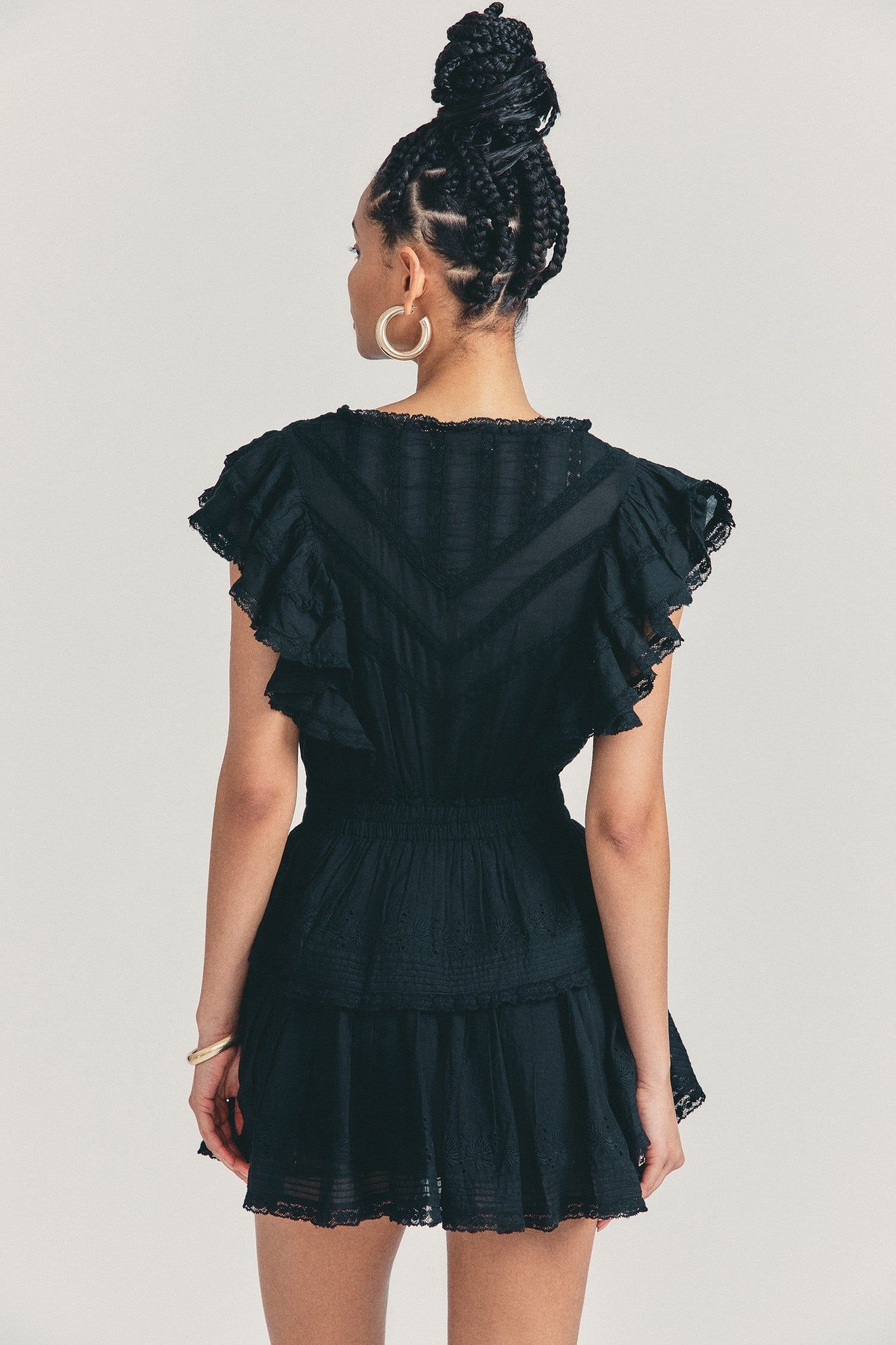 Gwen Mini Dress | Black sold by Belletique product image thumbnail 4