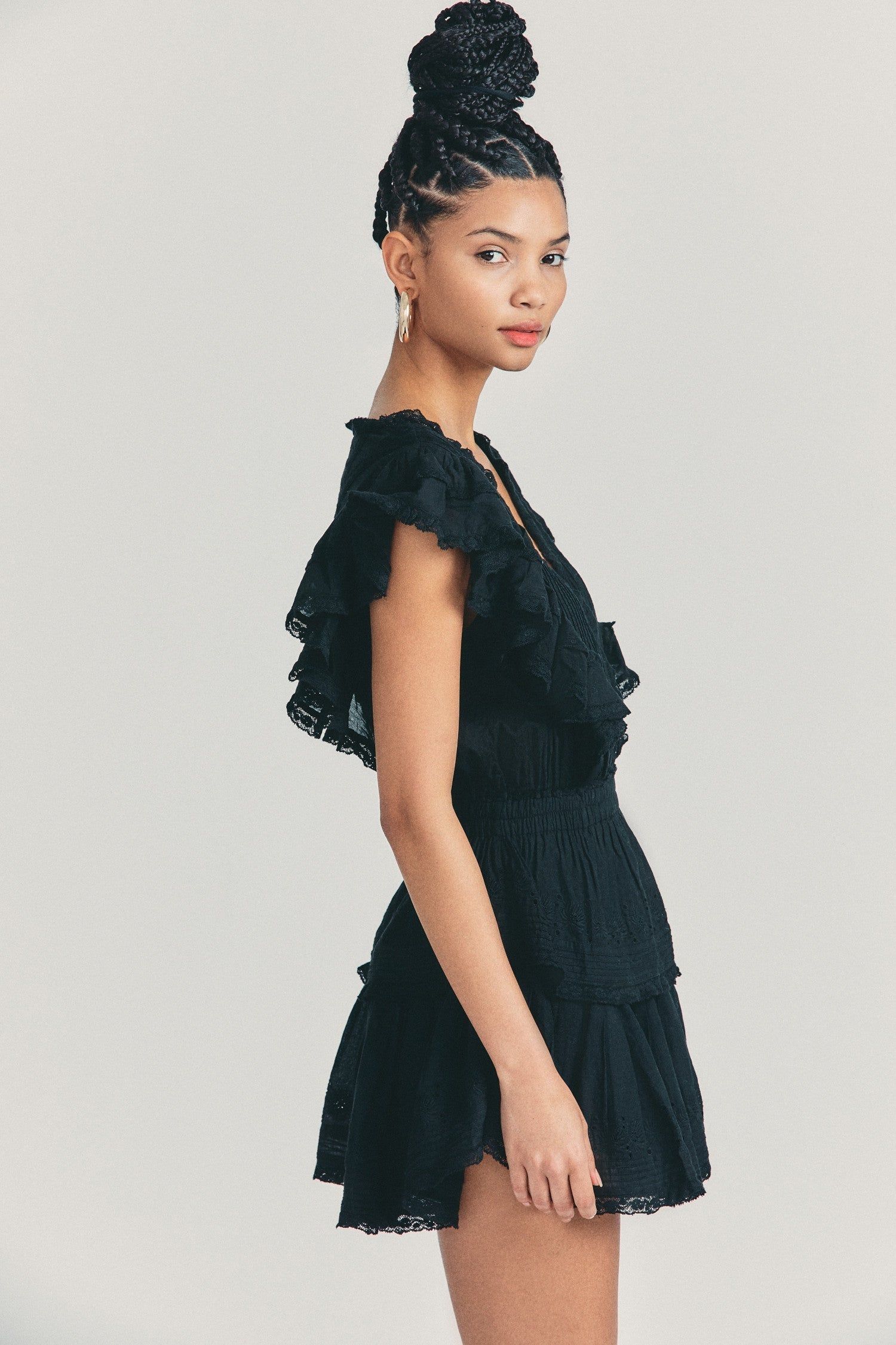 Gwen Mini Dress | Black sold by Belletique product image thumbnail 3