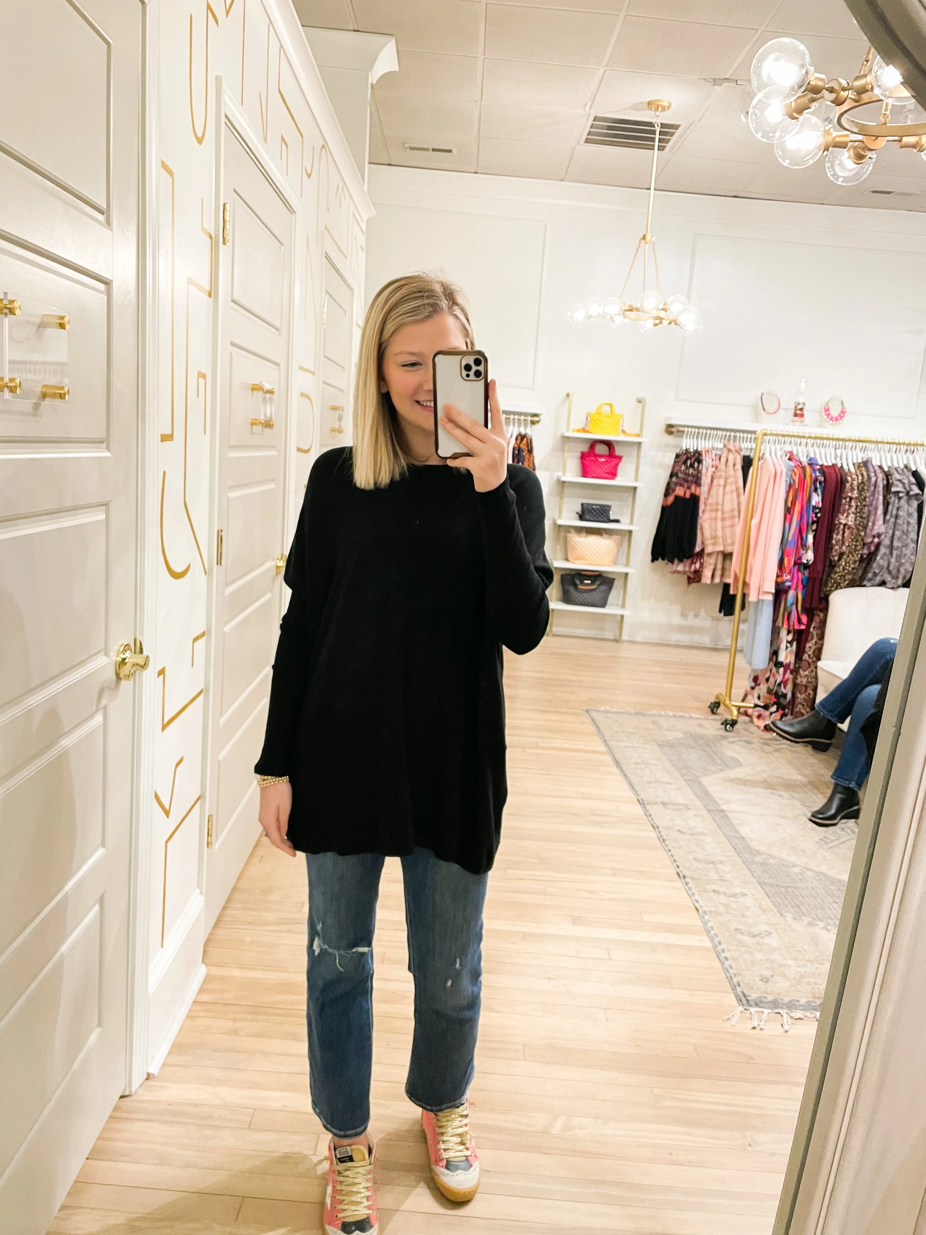 Loose Fit Dolman Top sold by Belletique