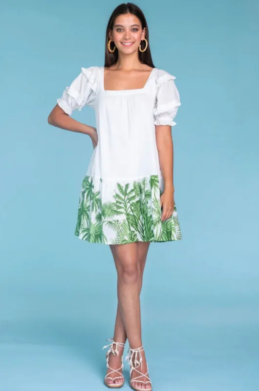 Sophie Dress | Jungle Agave sold by Belletique