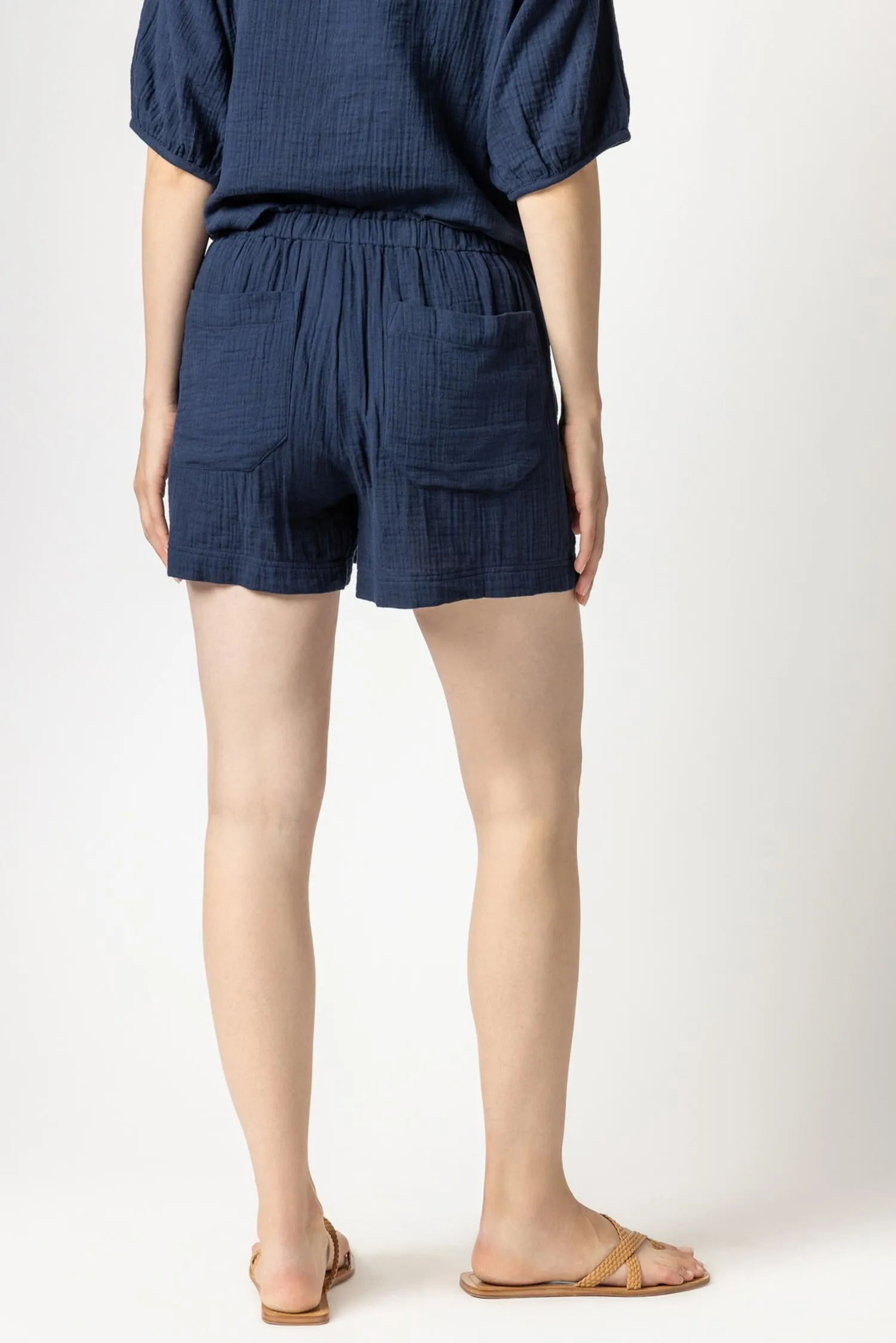 Lilla P Short | Navy sold by Belletique product image thumbnail 2