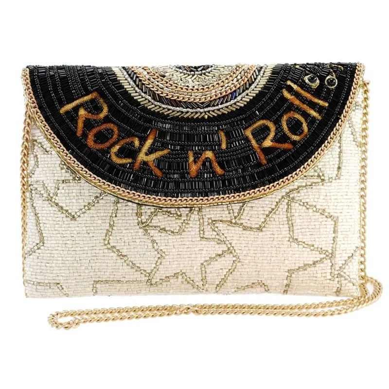 Rock N Roll Beaded Crossbody Handbag sold by Belletique