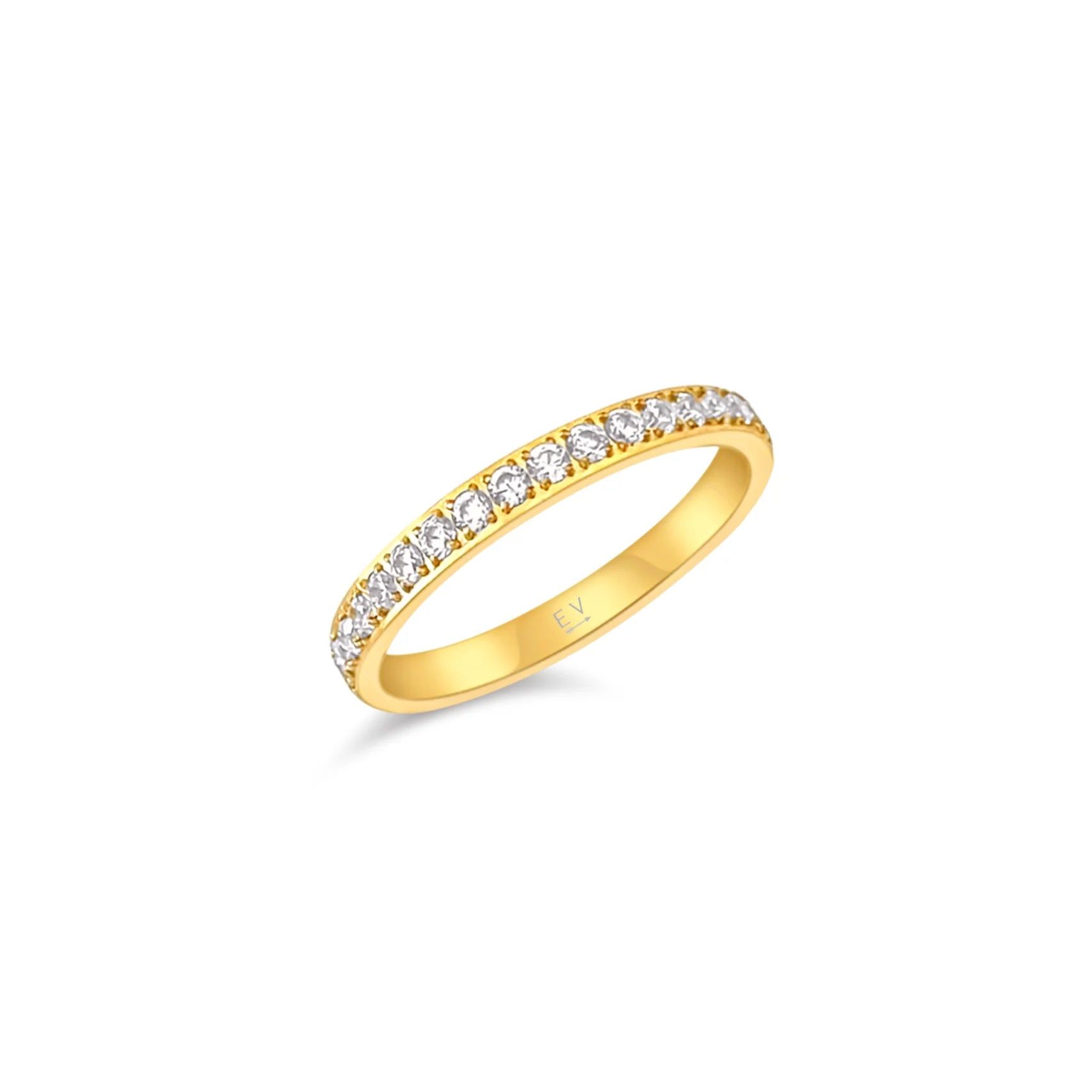 Velia Dainty Eternity Band Ring sold by Belletique