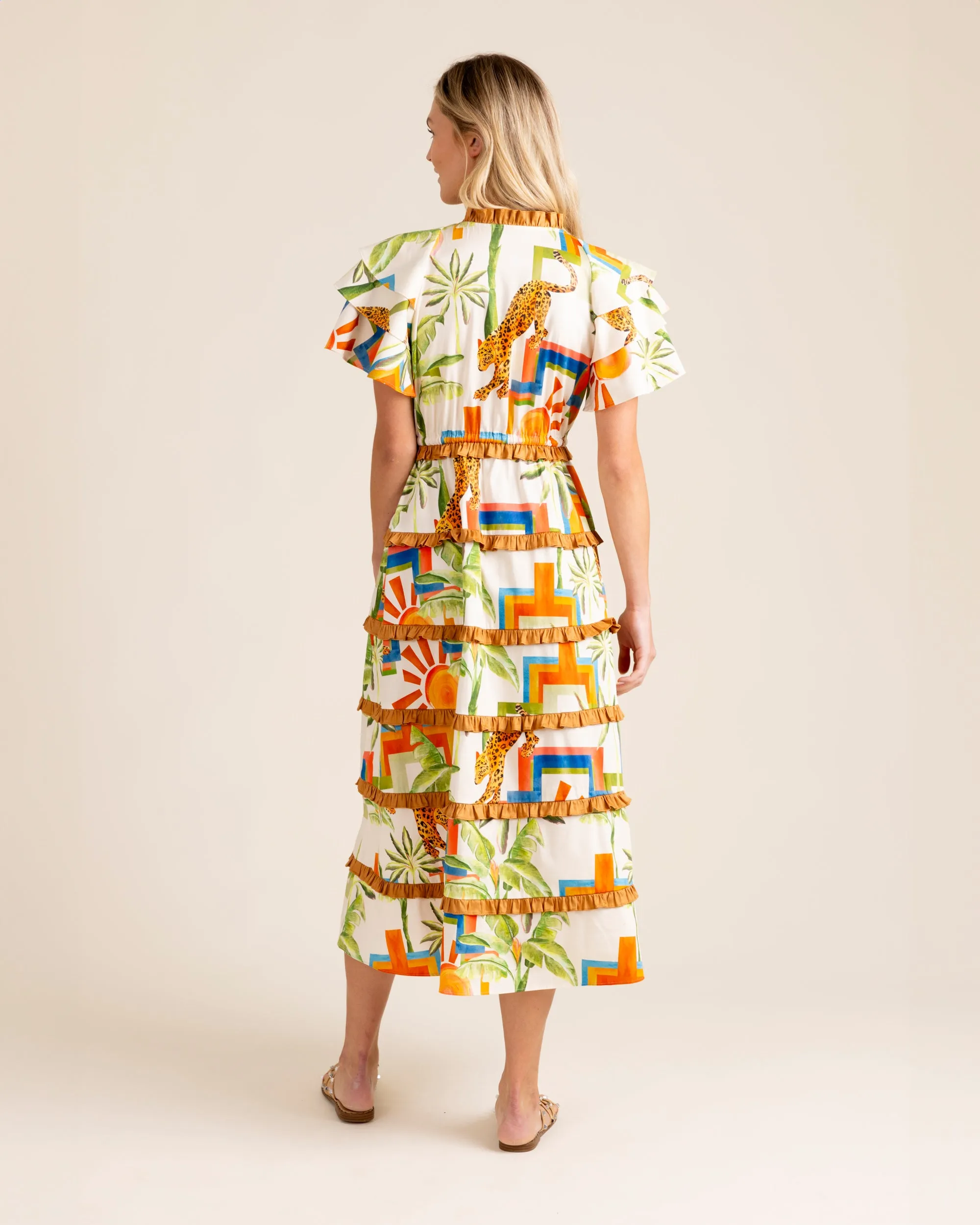 Yasmine Dress | Sahara sold by Belletique product image thumbnail 4