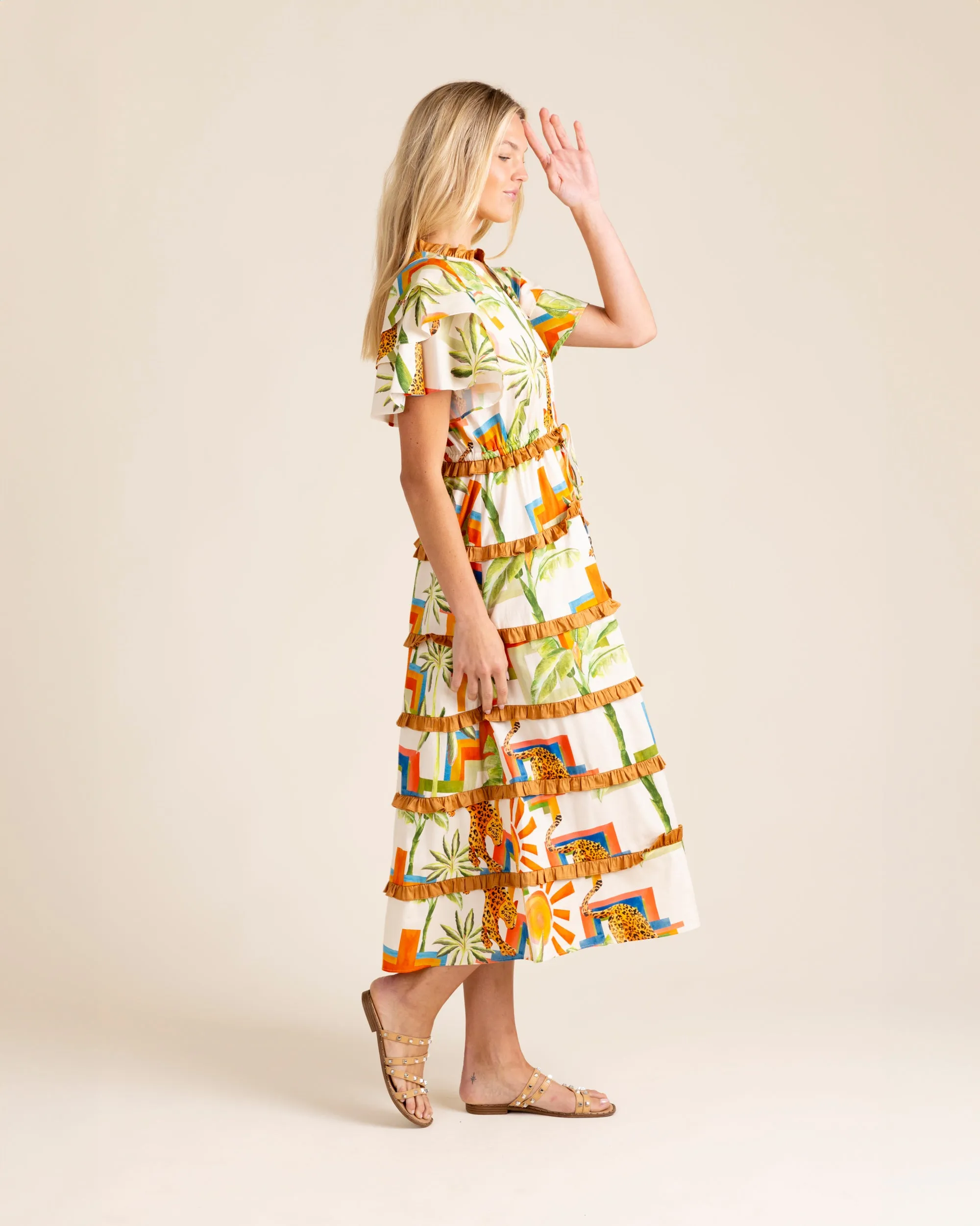 Yasmine Dress | Sahara sold by Belletique product image thumbnail 2