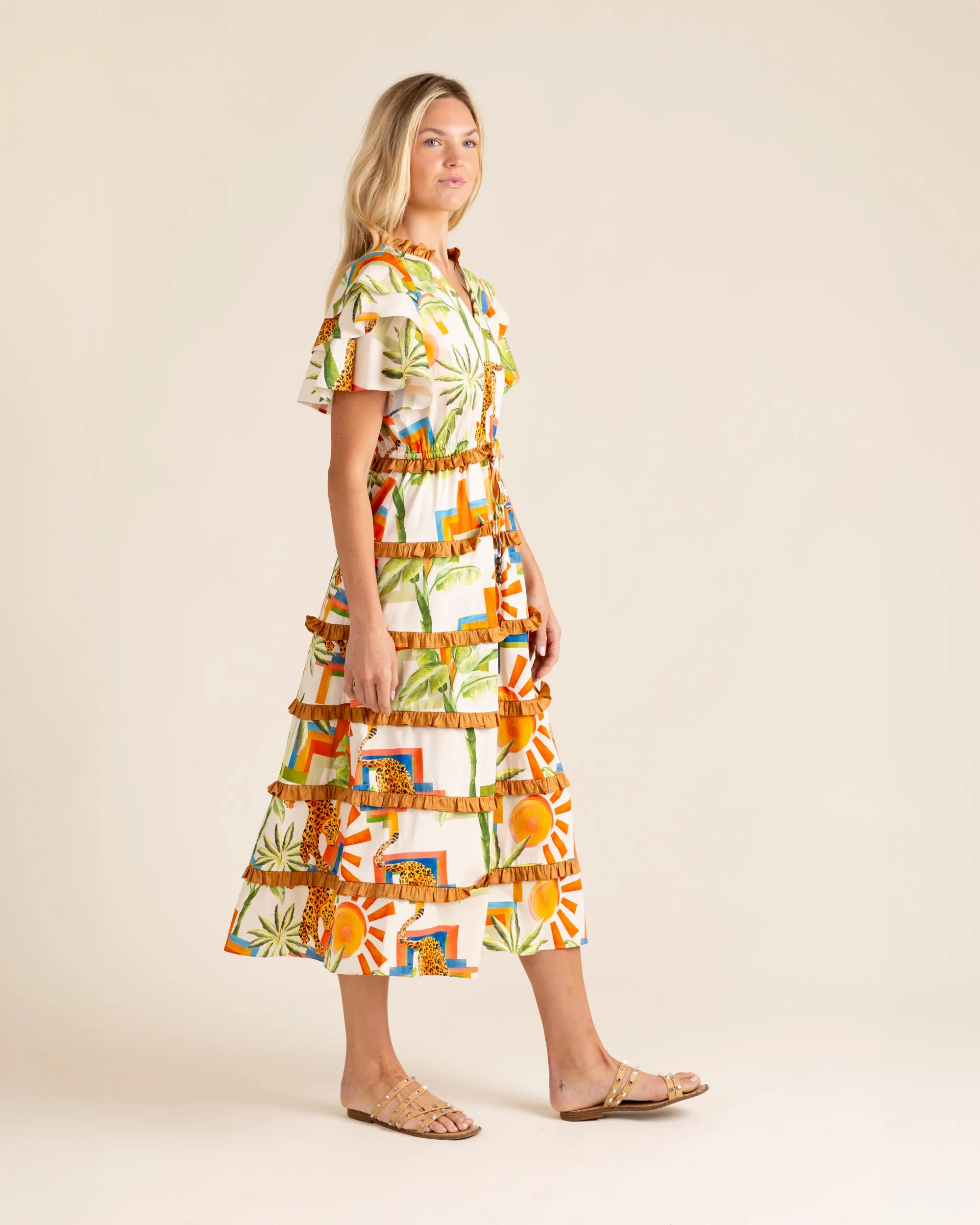 Yasmine Dress | Sahara sold by Belletique product image thumbnail 3