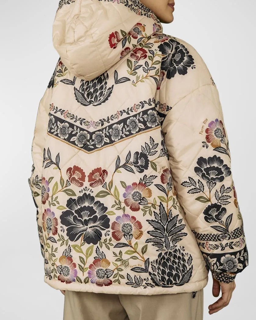 Romantic Garden Puffer Jacket sold by Belletique product image thumbnail 2