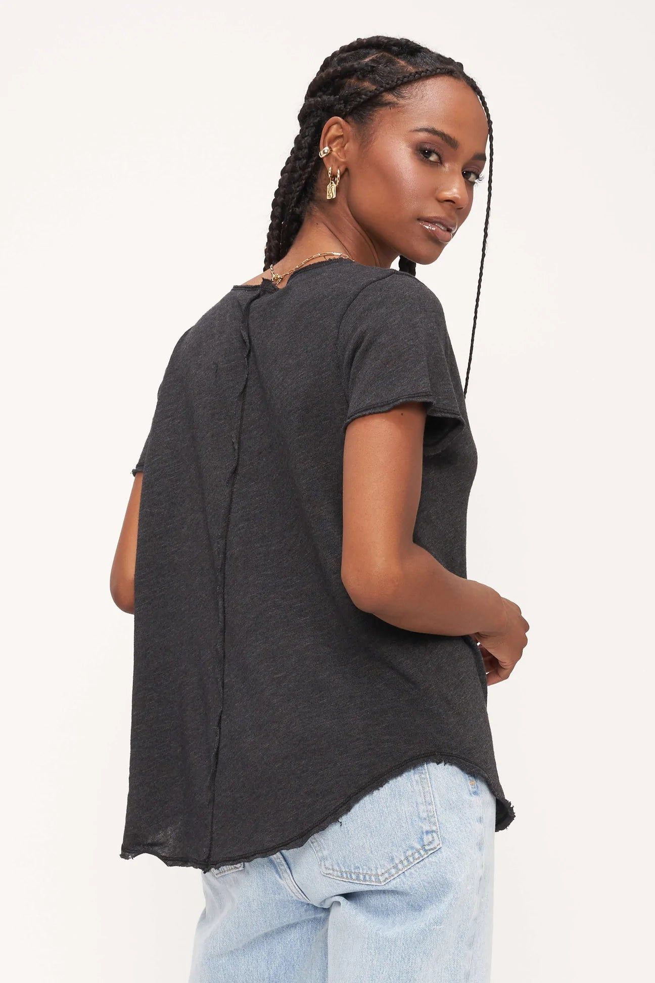 Wearever Tee | Black sold by Belletique product image thumbnail 3