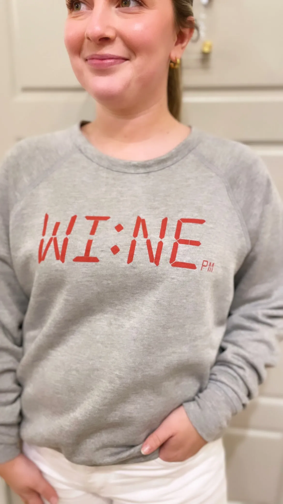 Wine Time Sweatshirt sold by Belletique product image thumbnail 2