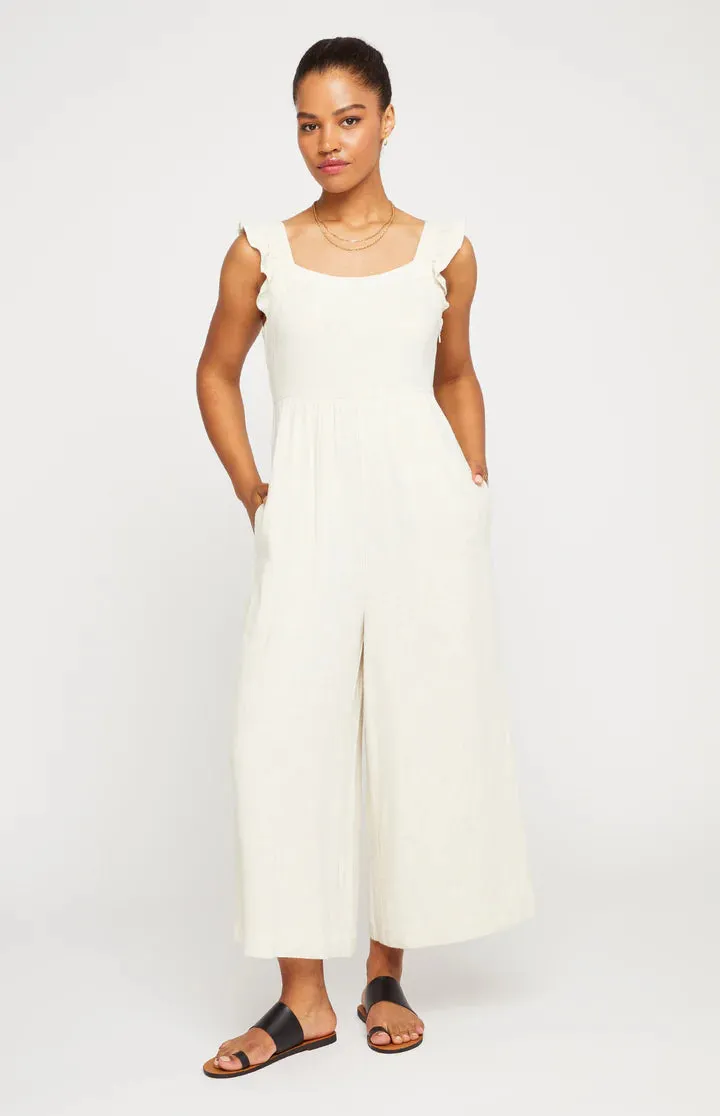 Lola Jumpsuit | Linen sold by Belletique