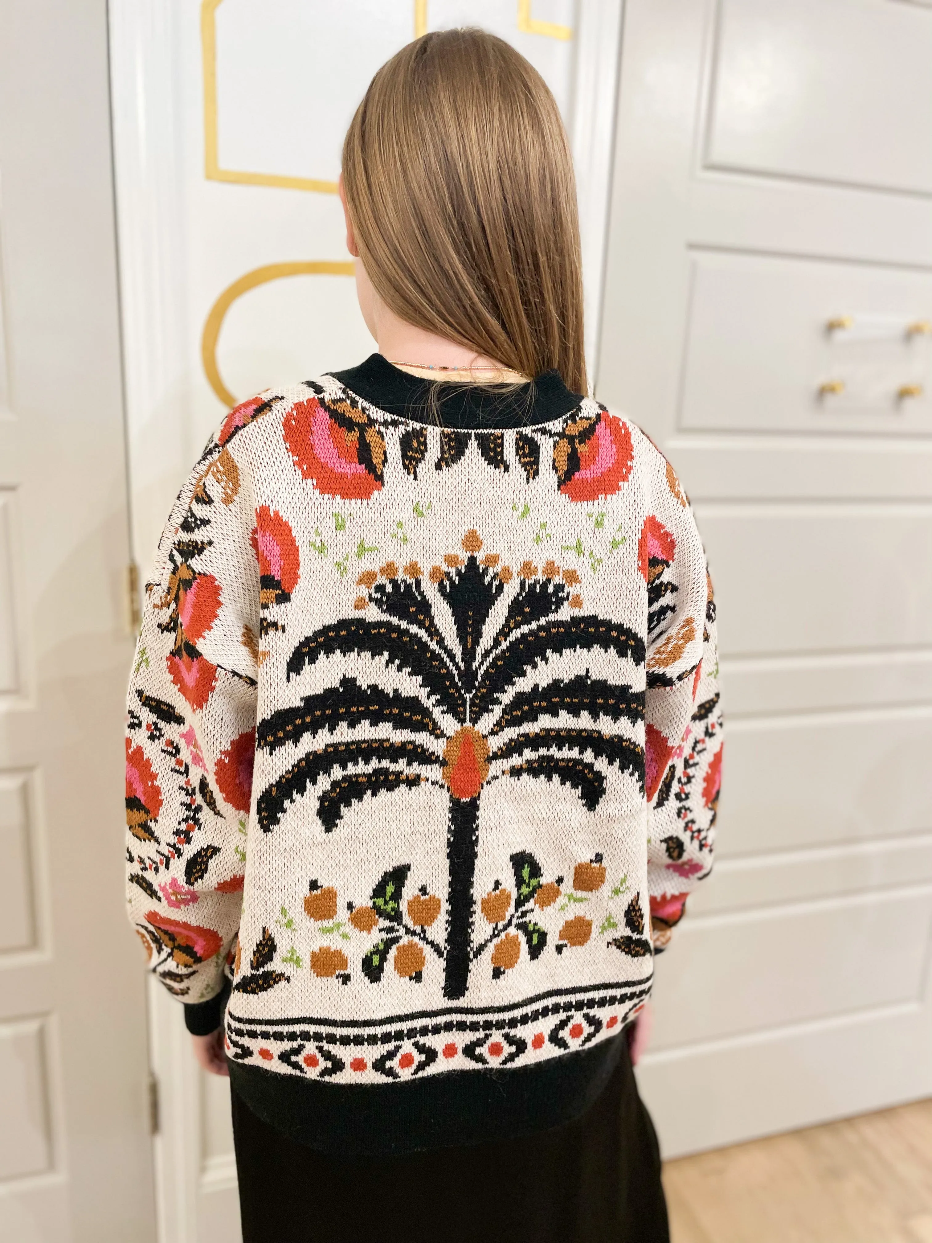 Palms Paradise Sand Knit Cardigan sold by Belletique product image thumbnail 3