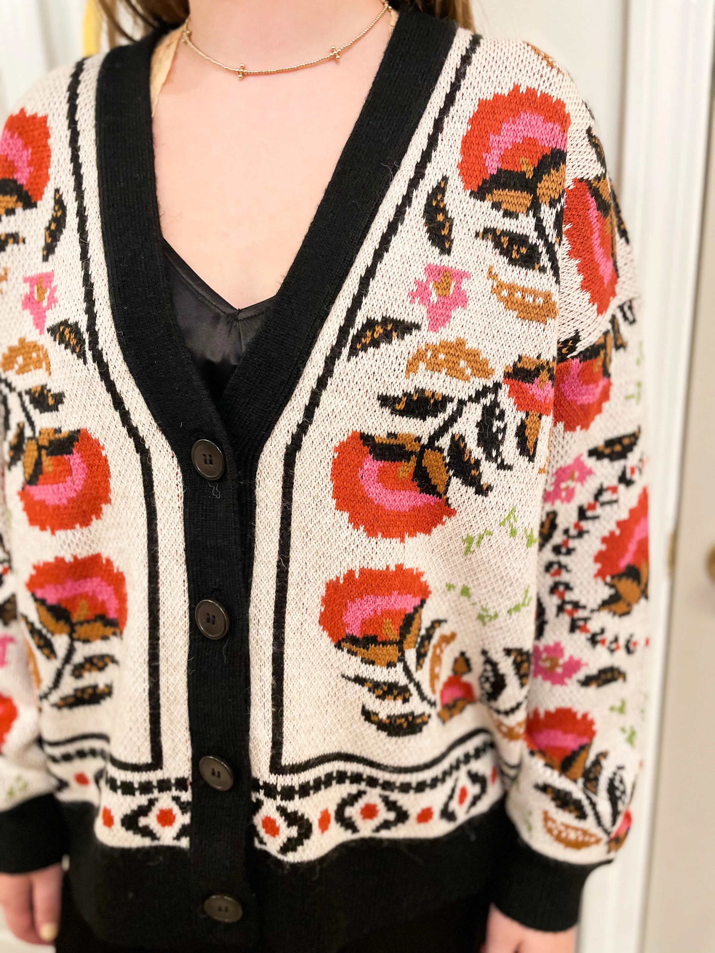 Palms Paradise Sand Knit Cardigan sold by Belletique product image thumbnail 2