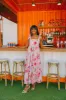 Arlene Tie-Shoulder Maxi Dress | Blushing sold by Belletique