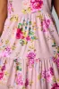 Arlene Tie-Shoulder Maxi Dress | Blushing sold by Belletique