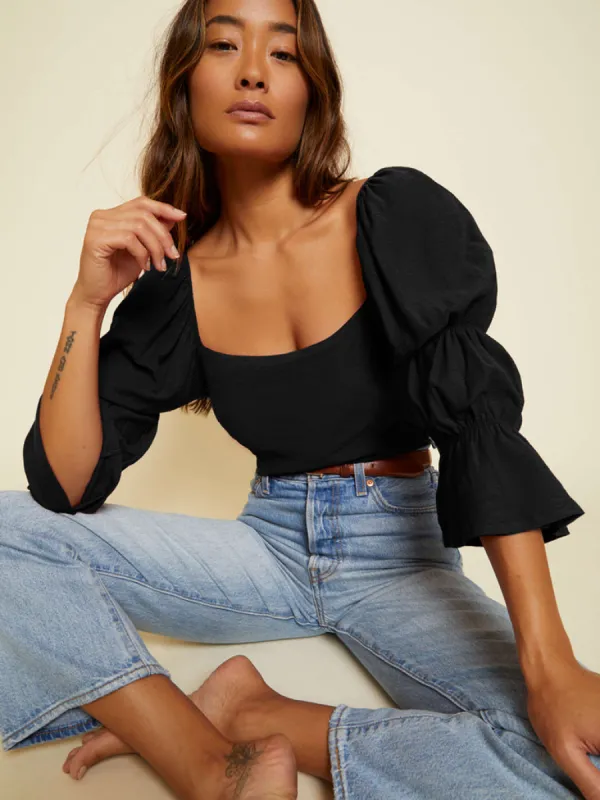 Hillary Tee | Jet Black made by Nation LTD