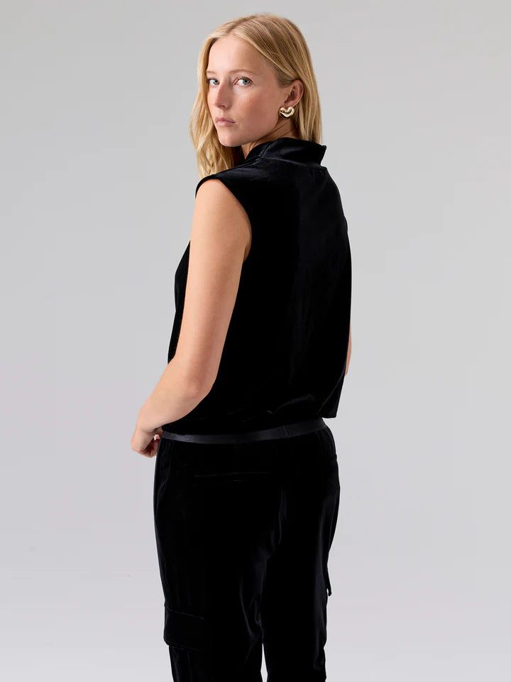 New Glow Velvet Top | Black sold by Belletique product image thumbnail 3
