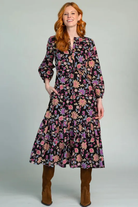 Lydia Dress | Vintage Black sold by Belletique