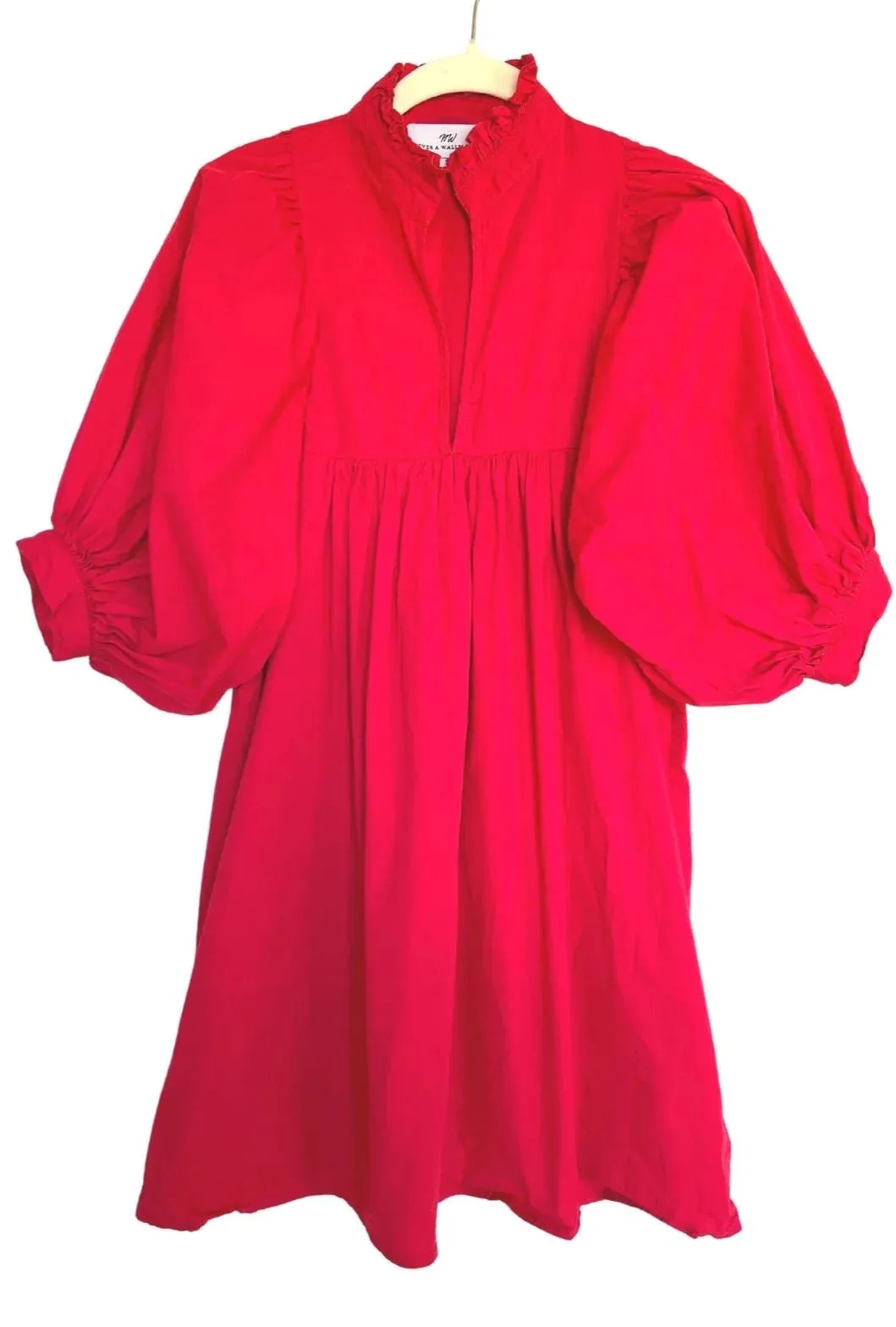 High Neck Dress | Red sold by Belletique product image thumbnail 2