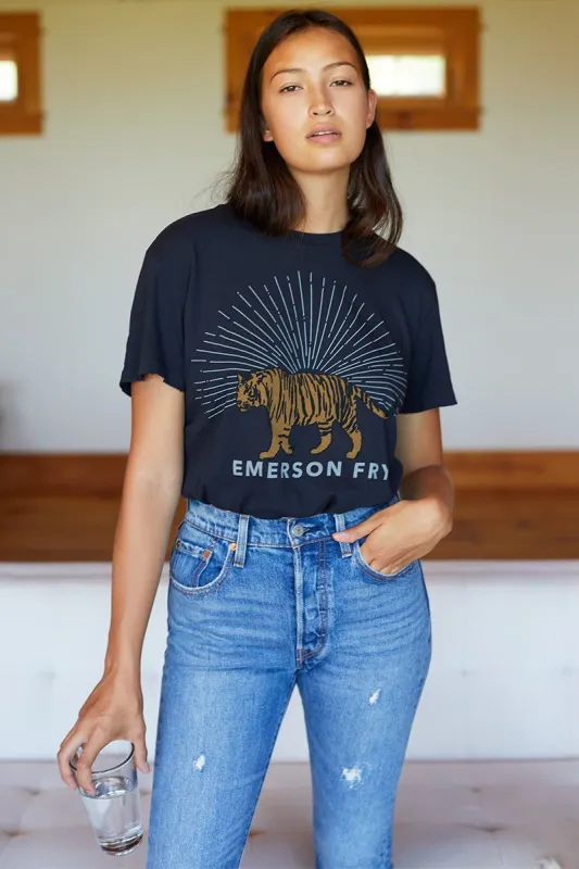 Tiger T-Shirt | Smoke sold by Belletique