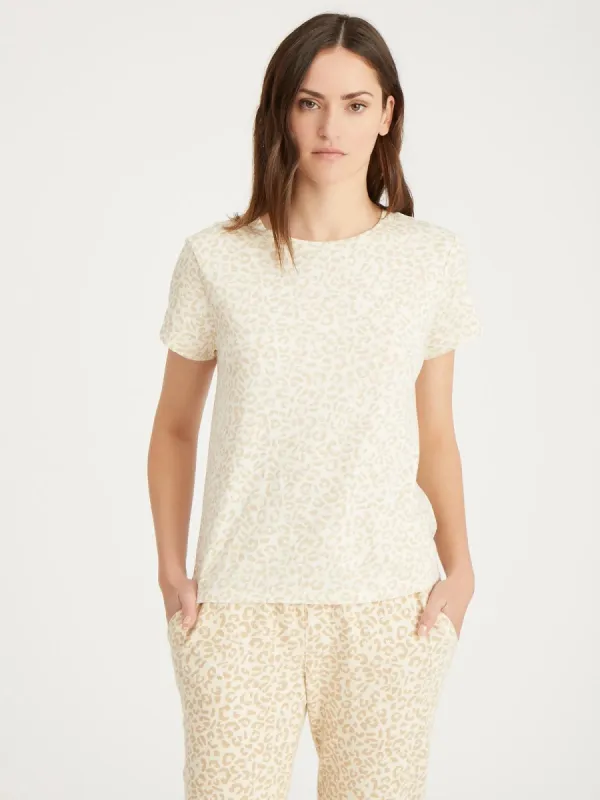 Perfect Tee | Barely Leopard sold by Belletique